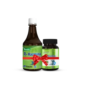 Hazmina Plus Combo(৪৫০ ml ১ টি সিরাপ এবং ৬০টি ক্যাপসুল )